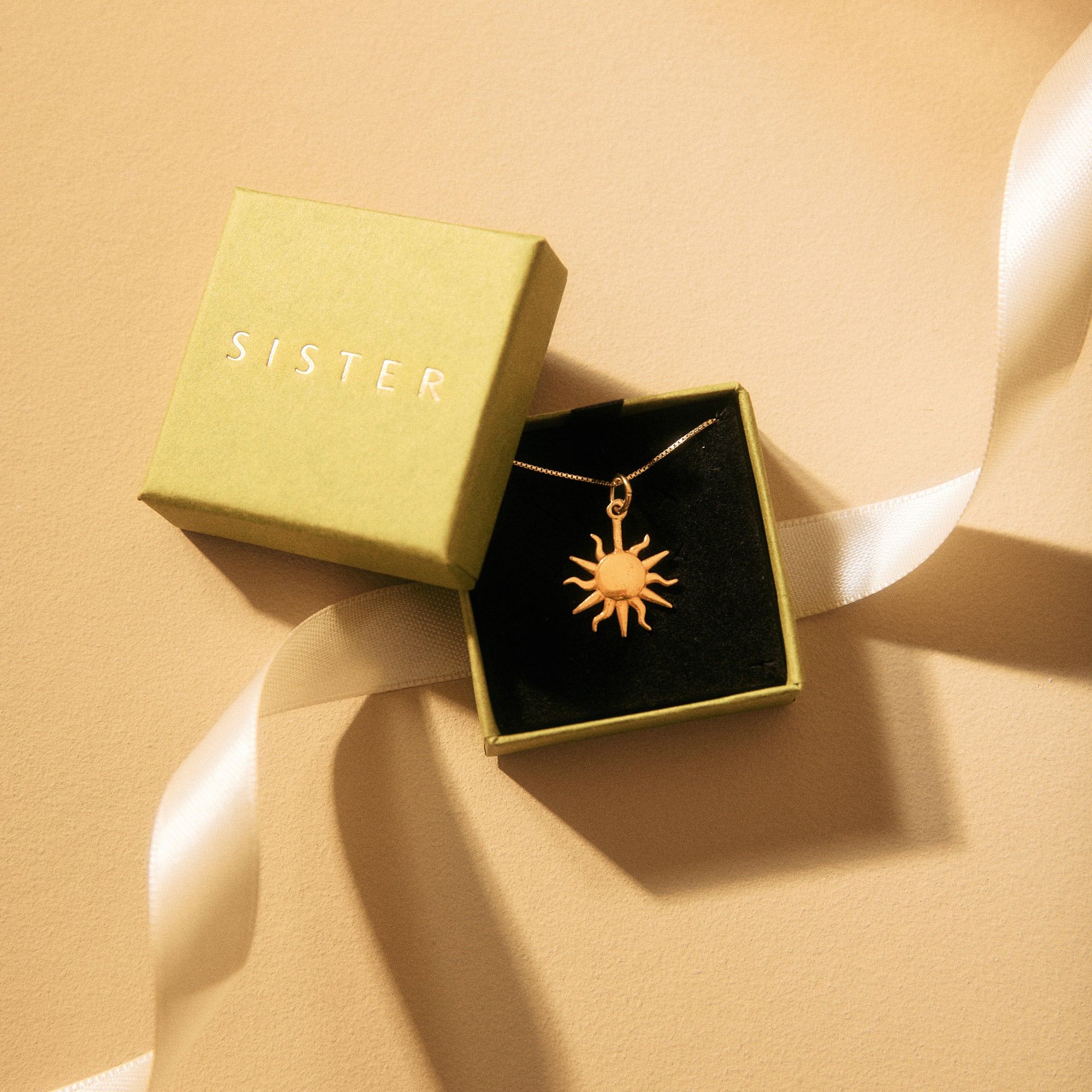 NANDI X SISTER Double Sun Pendant Hoop Earrings - Sister the brand