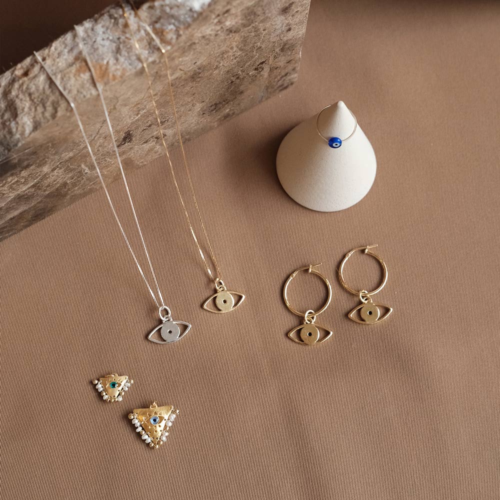 AMAYA White Pearl Eye Pendant - Baby - Sister the brand
