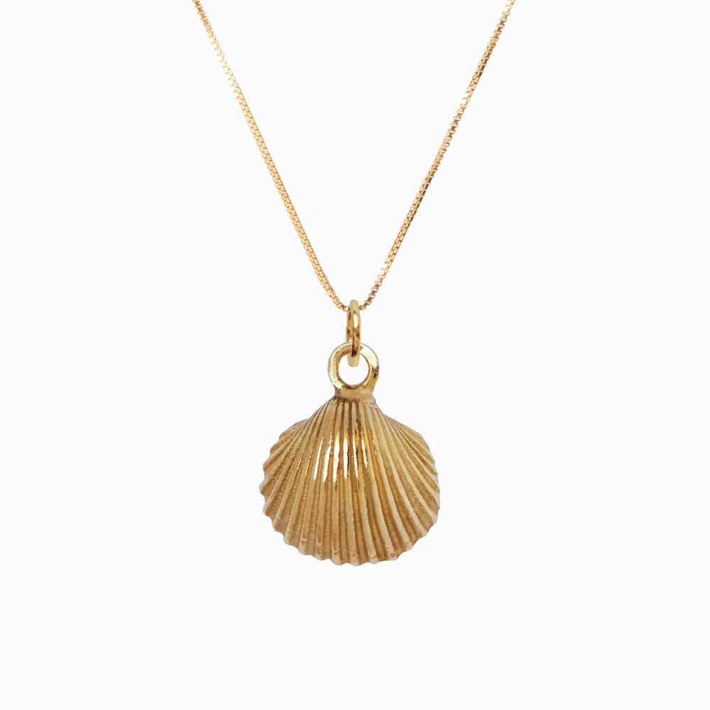 Small Shell Pendant - Gold-Plated Silver - Sister the brand